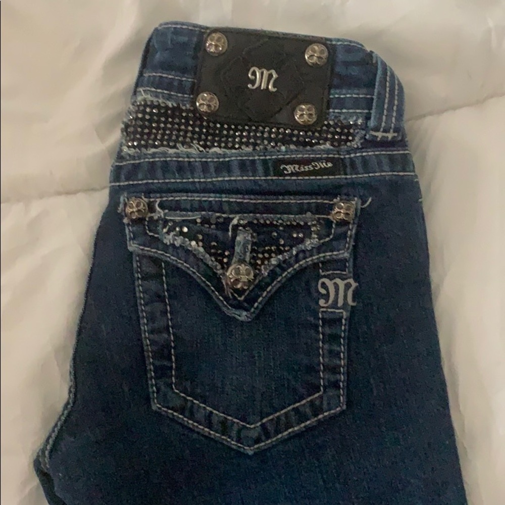 Miss Me size 28 studded jeans